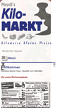 Mobile Screenshot of maydlskilomarkt.de